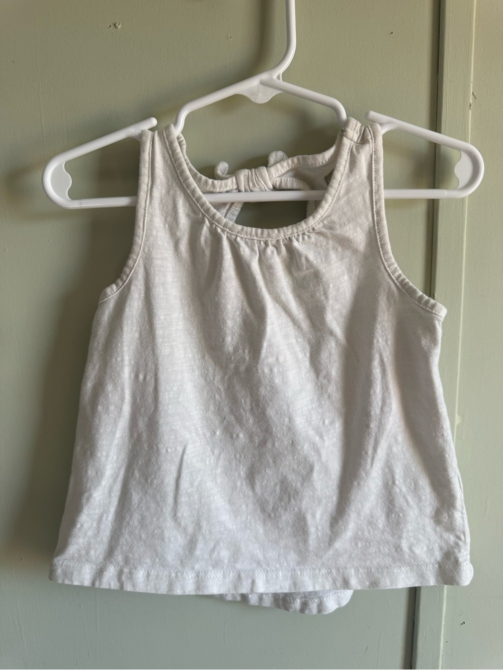 White Girls' Tank Top - Classic Cotton